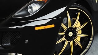Asanti ASF 501 Wheels on Black Ferrari
