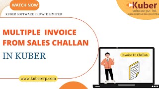 Multiple Invoice From Sales Challan - Kuber Accounting Software screenshot 2