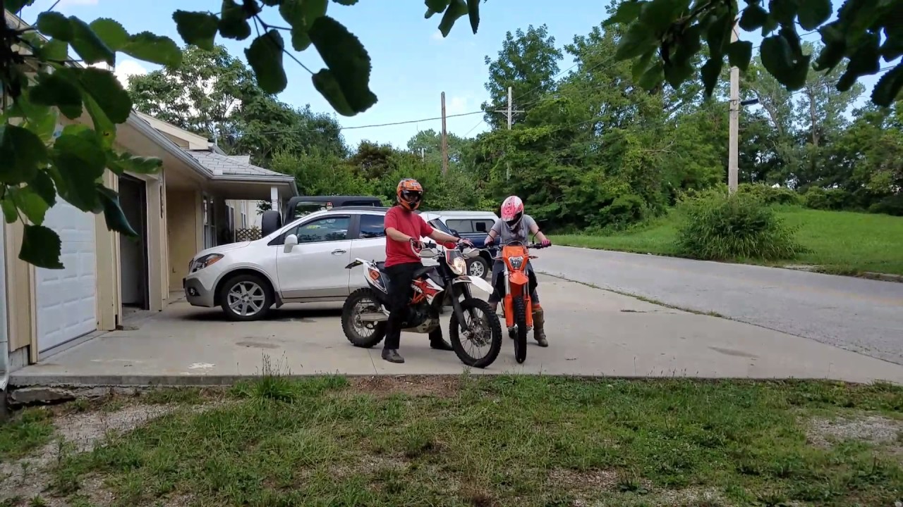 First ride 2017 KTM EXC-F 250 Dual Sport - YouTube