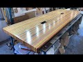 10FT LONG CONFERENCE TABLE MADE OUT OF SKATEBOARDS!