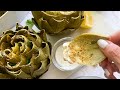 Parmesan stuffed artichokes