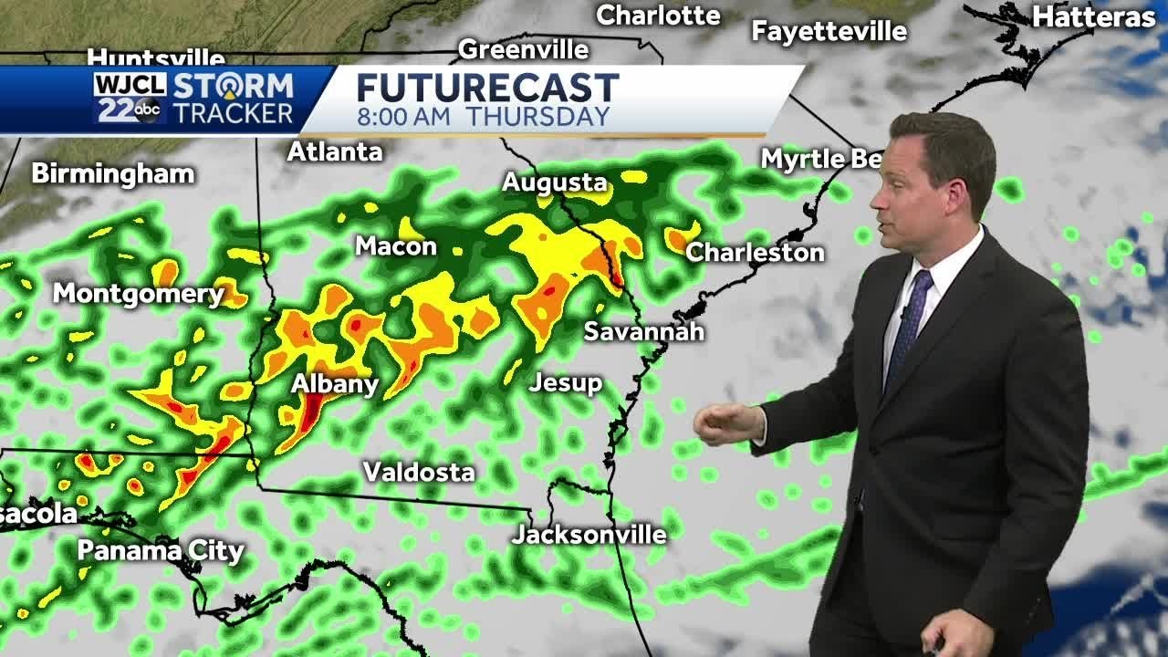 Strong storms, heavy rain possible for Wednesday & Thursday - YouTube
