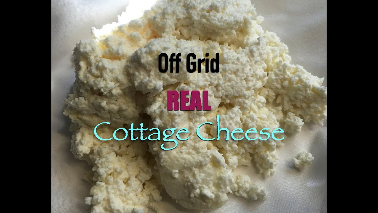 Making Off Grid Cottage Cheese From Raw Milk Youtube
