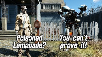 Fallout 4 - Poisoned Lemonade? - Nick Valentine speaks with Deezer