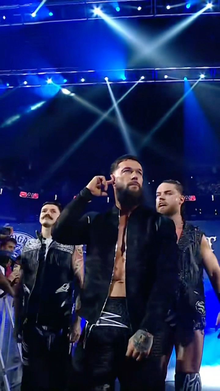 The Judgment Day arrived for their match in style ??
