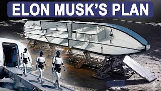 SpaceX Elon Musk's Brilliant Solution to build Moon Base from Starship without Human Landing...