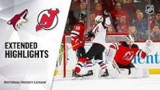 NHL Arizona Coyotes VS New Jersey Devils Game Highlights/НХЛ Нью-Джерси VS Аризона Обзор матча
