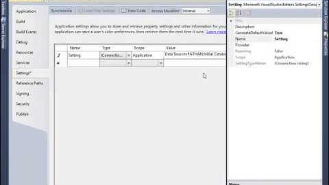 Mengambil provider koneksi ke database pada Visual Studio 2010