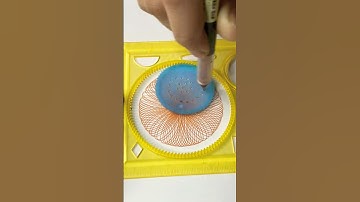 Single Color ASMR Spiral Art! #art #shorts #spirograph #asmr #trending #satisfying #viralshorts