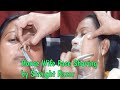 House Wife Face Cleaning By Straight Razor Unwanted Hair Shaving SwapnasLife28 