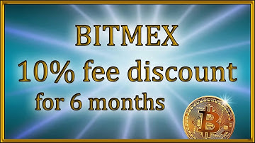 BitMEX referral code  – 10% fee discount + commissions