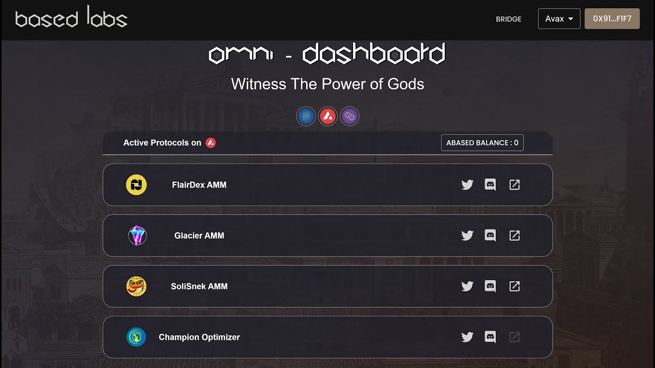 aBased Launch on Avalanche Chain ( Based - BasedLabs FTM)