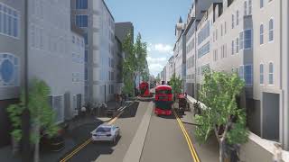 Oxford Circus Flythrough | London 3D City Model in Action