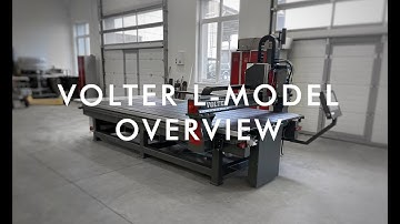 VOLTER CNC Router overview (L-Model)
