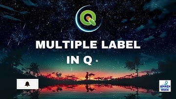 Multiple Label in QGIS