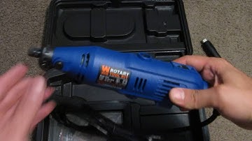 WEN Rotary Tool Kit with Flex Shaft Unboxing