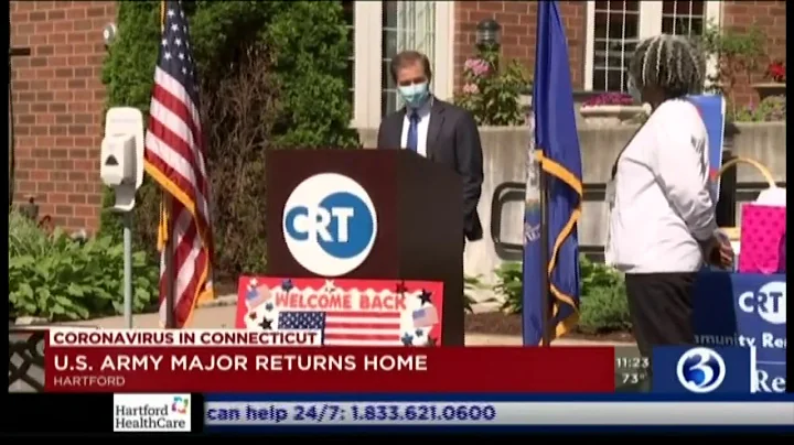 "Heroes' Welcome" for U.S. Army Major Milca Rosari...