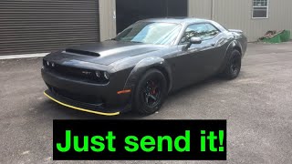 Dodge Demon Burnout