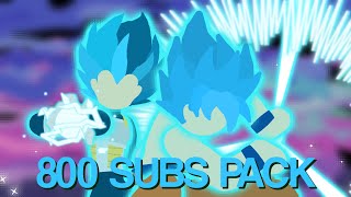 My 800 Subs Pack Stick Nodes + Sneak Peak(Goku Vs Naruto)