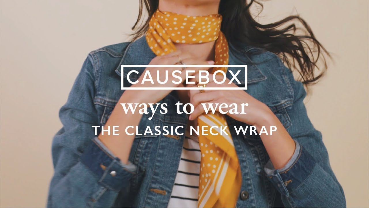 Ways to Wear The Classic Neck Wrap YouTube