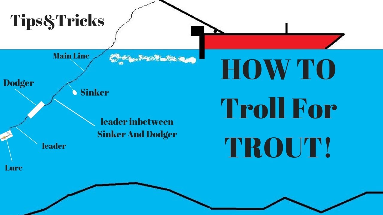 HOW TO Troll For Trout  How To CATCH Trout and SILVER SALMON