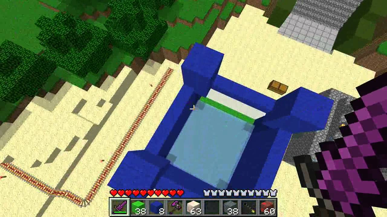 Minecraft Trampoline - YouTube