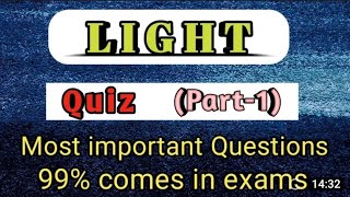Light important m.c.q questions for class 7. By Sumit sir....