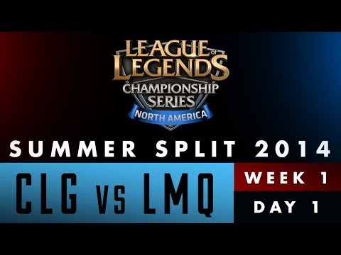 LCS NA Summer Split 2014 - Week 1 Day 1 - CLG vs LMQ