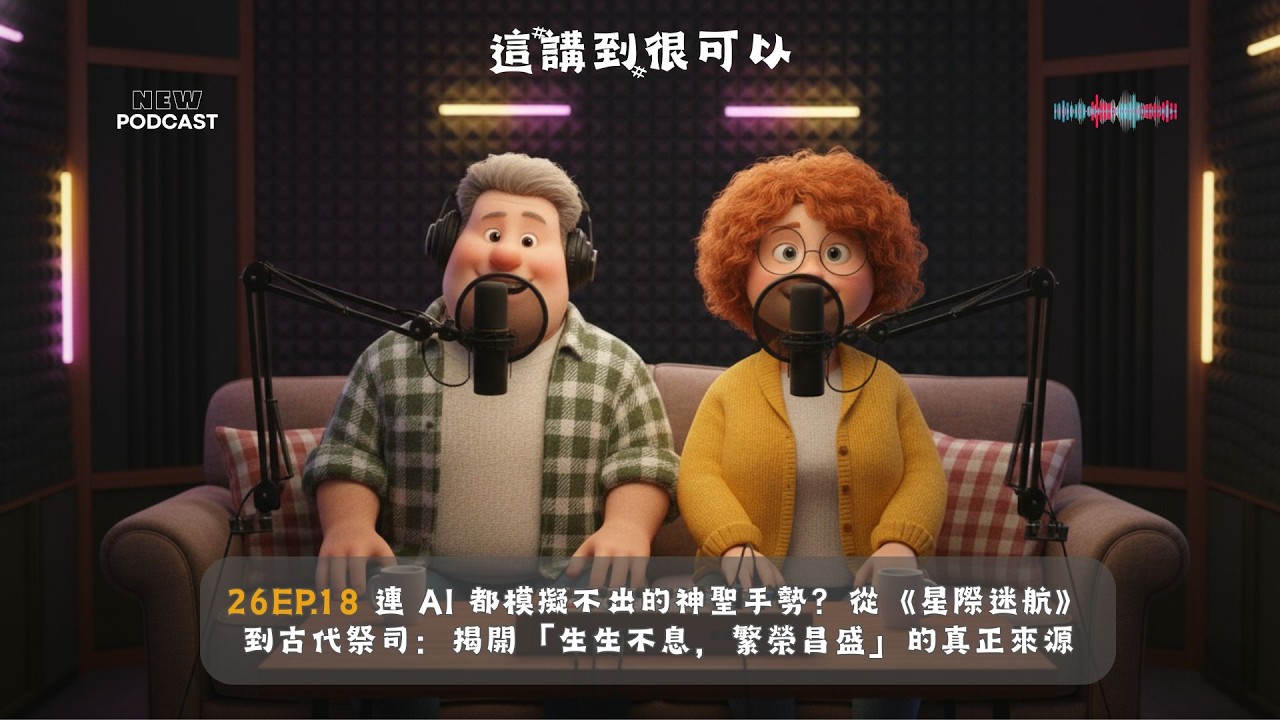 🎙️ 26EP.18 連 AI 都模擬不出的神聖手勢？從《星際迷航》到古代祭司：揭開「生生不息，繁榮昌盛」的真正來源