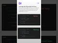 🔥C# performance tips - 1/50. #coding #developer #software #csharp