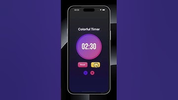 ⏰ SwiftUI Gradient Timer – Stunning 3D Countdown UI! 🎯