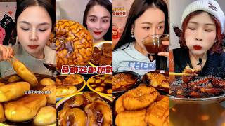 Drenched In Brown Sugar Desserts Mukbang: Ultimate Sweet Molten Syrup Lava Cake Compilation Asmr 🍯🌋