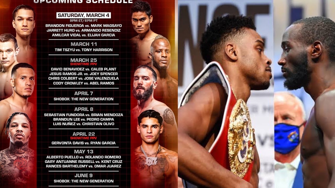 SHOWTIME FINALLY RELEASES BIG FIGHT CALENDAR ERROL SPENCE VS TERENCE CRAWFORD FIGHT COULD BE ADDED