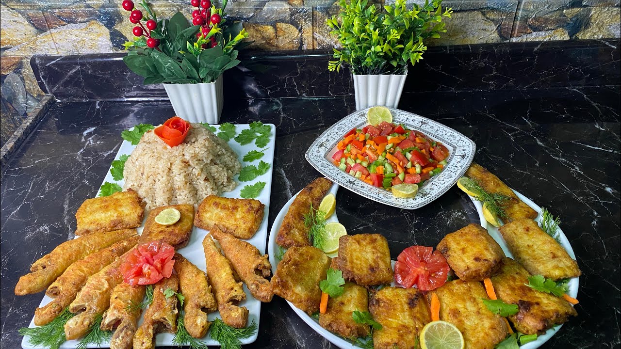 سمك السيوف المقلى والبربونى بطريقة المحترفين