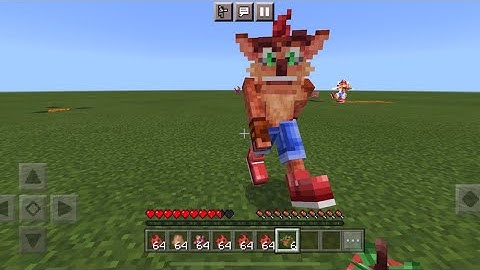 Crash Bandicoot MOD in Minecraft PE