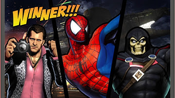 ULTIMATE MARVEL VS. CAPCOM 3 Spiderman,Taskmaster,Frank West Requested Gameplay