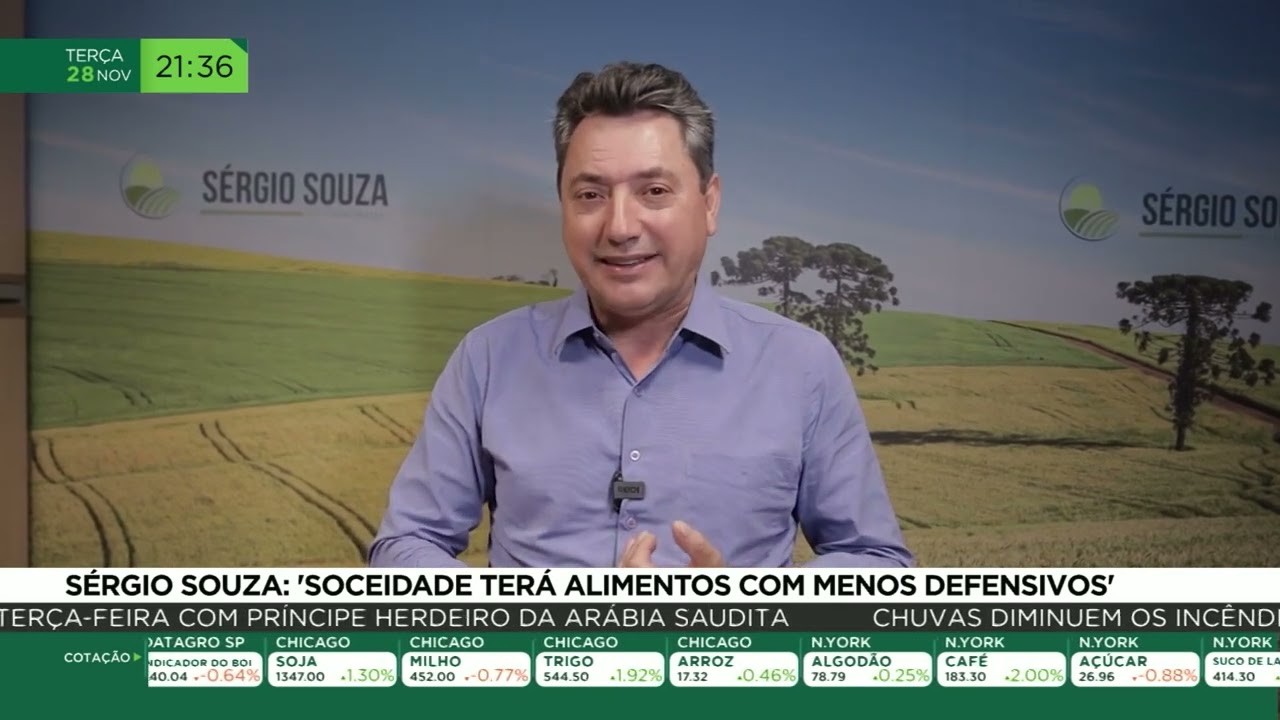 Sérgio Souza: “sociedade terá alimentos com menos defensivos”