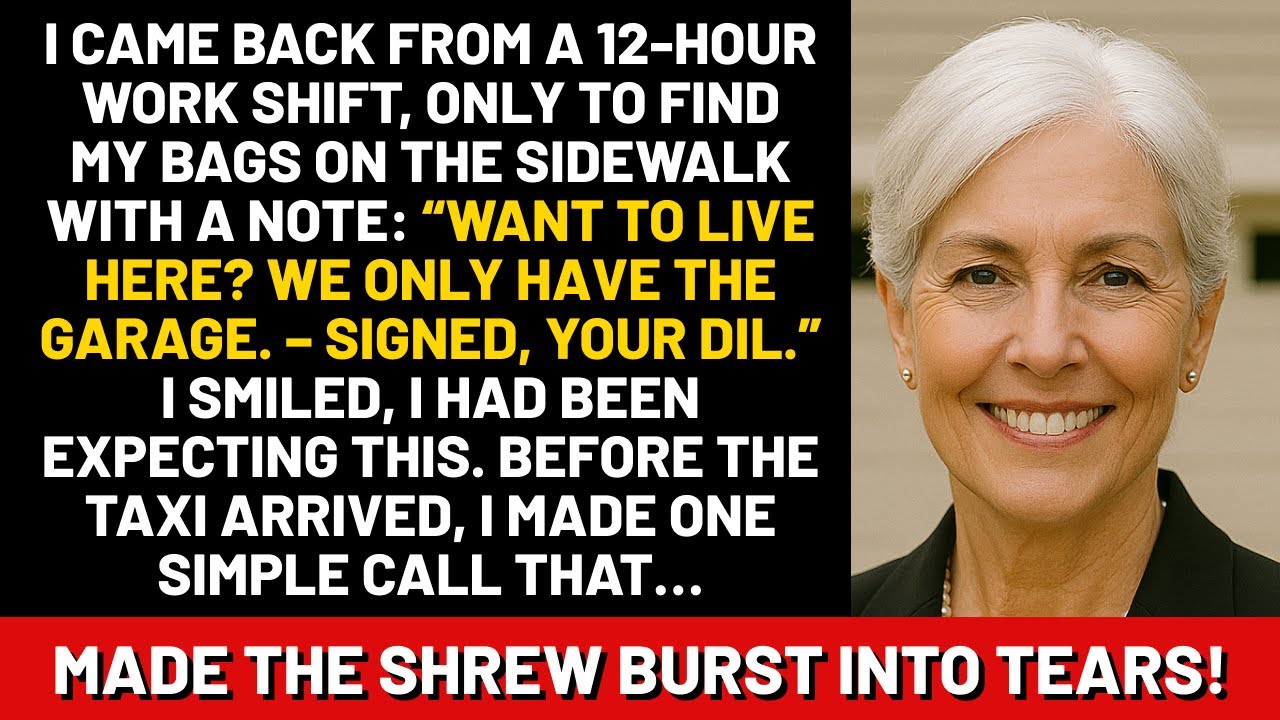 Я вернулся после двенадцатичасовой рабочей смены и обнаружил свои сумки на тротуаре с запиской...