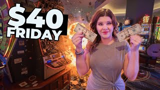 I Tried the $40 Slot Strategy at the Office in Las Vegas!