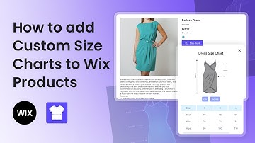 How to add Custom Size Charts to Wix Products