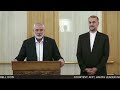 LIVE | Hamas Leader Ismail Haniyeh Visits Tehran Amid Raging War In Gaza