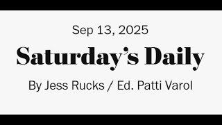 The Washington Post / LA Times Crossword 13/09/2025