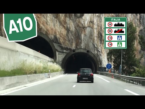 IT / A10 Frontiera Francia Italia - Ventimiglia - San Remo / Autostrada dei Fiori