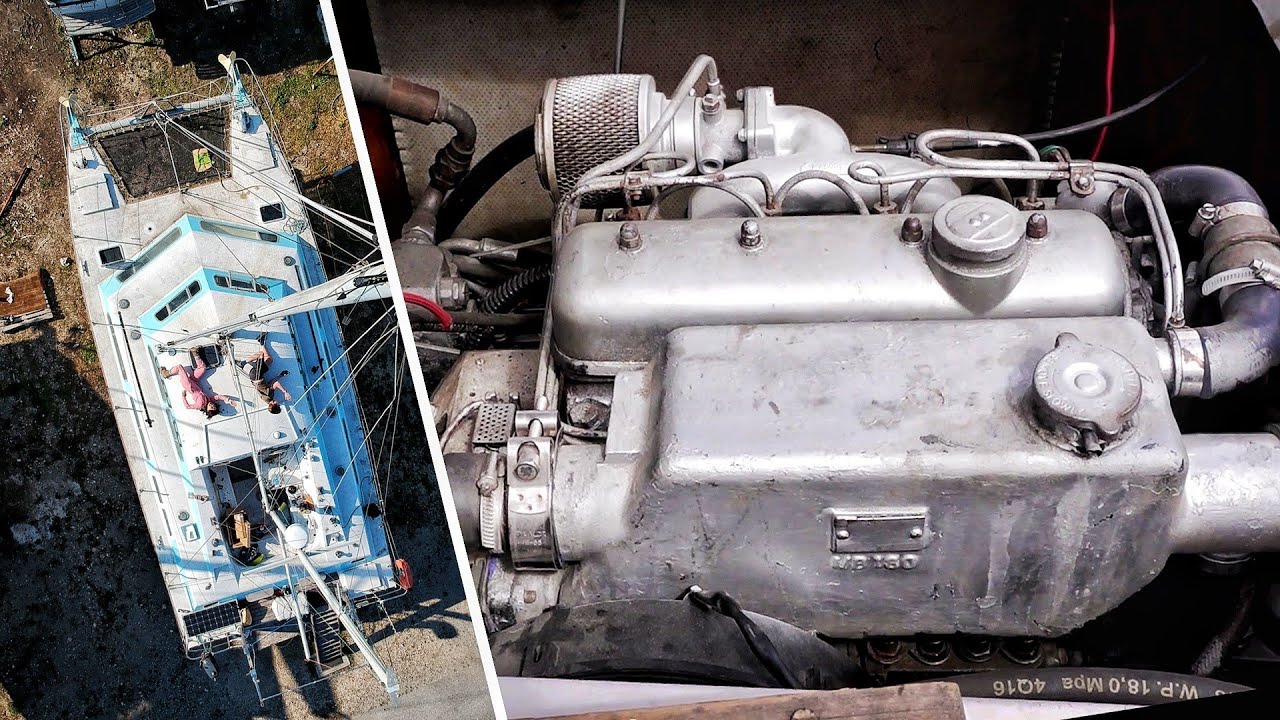 Won’t Start. Overheats. Reviving the 47 Year Old Engine | Wildlings Sailing