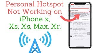 Ios 12 personal hotspot missing on ipone x /xs / xs max/ xr. if is not
working your iphone use these steps first solu...