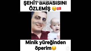 Babasını özleyen Şehit Kızının Duygu Yüklü Videosu