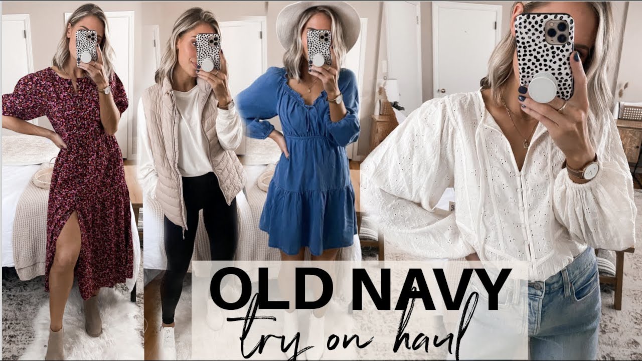 HUGE OLD NAVY TRY ON HAUL | Fall 2021