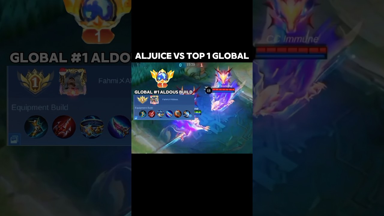 ALJUICE VS TOP 1 GLOBAL ALDOUS BUILD 