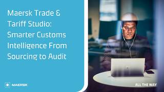 Maersk Trade & Tariff Studio: Smarter Customs Intelligence From Sourcing to Audit screenshot 1