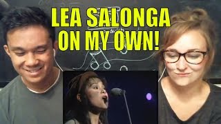 lea salonga on my own les misérables reaction